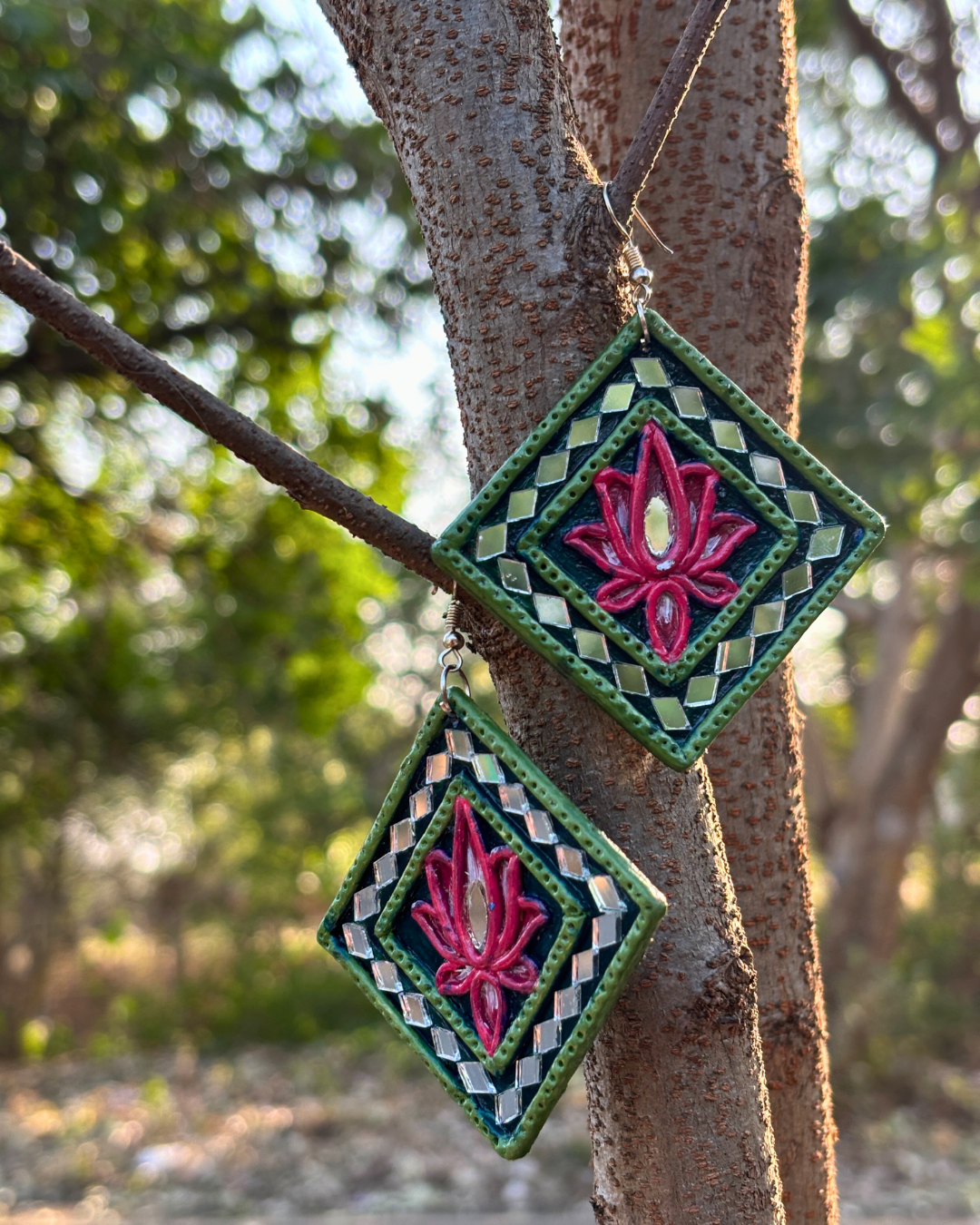 Kamal Lippan Art Earrings