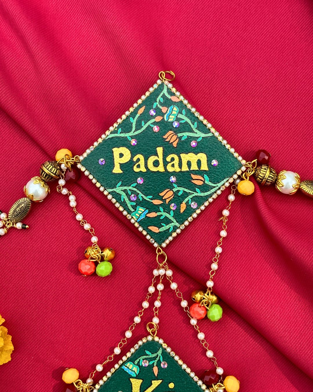 Hand Painted Latkan for Lehenga With Custom Message
