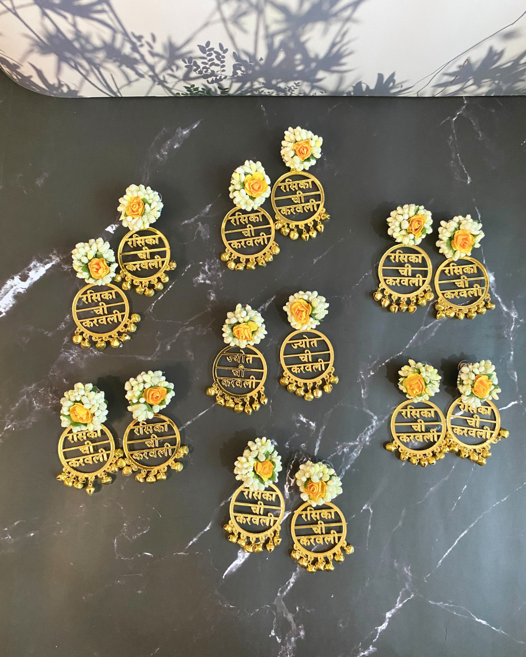 Acrylic Earrings for Brides Maid