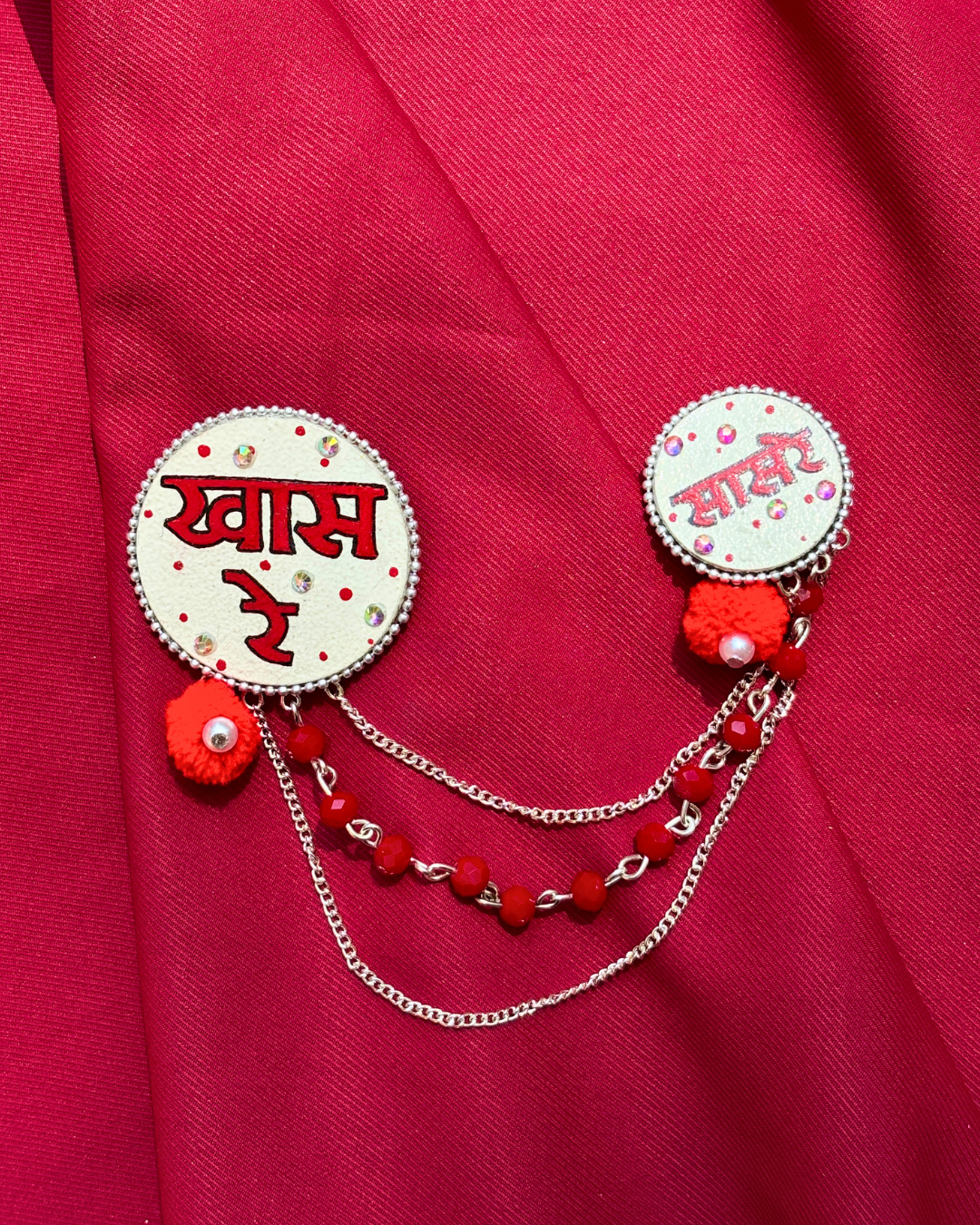 Hand Painted Brooch For Father In Law