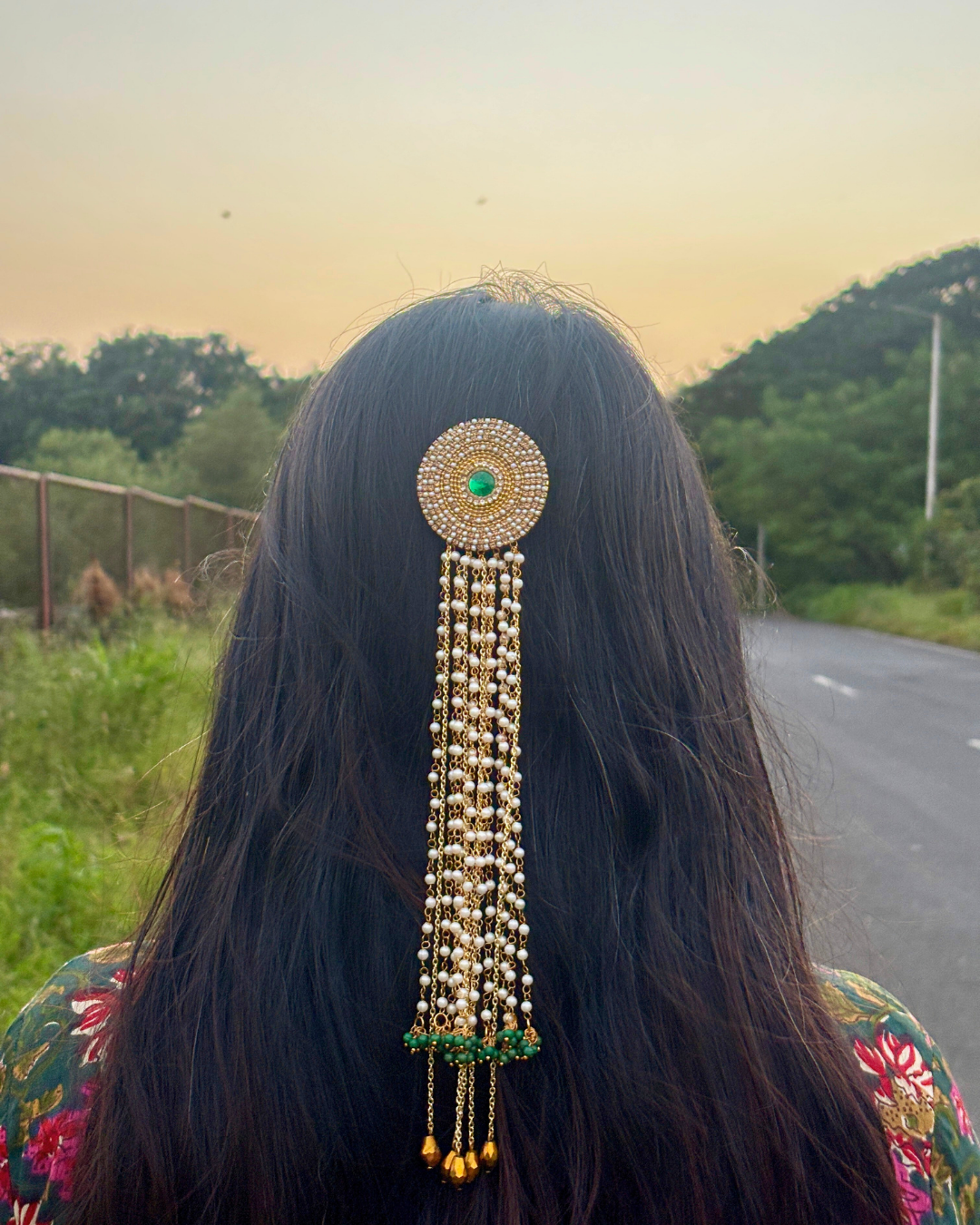 Green Kundan Jewellery Set