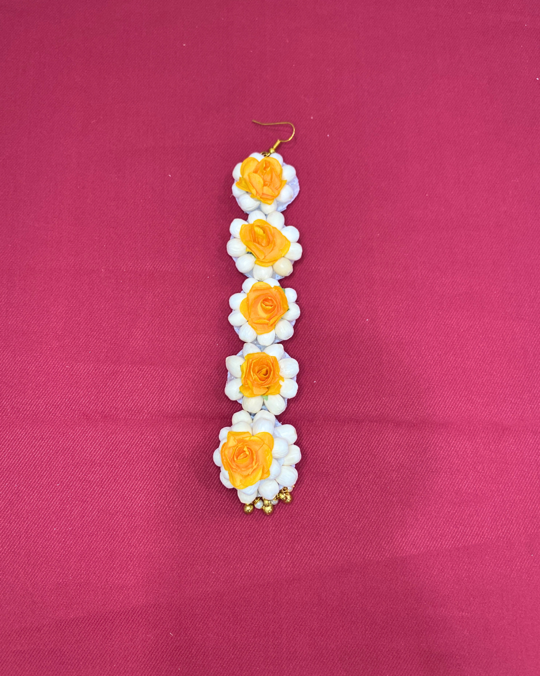 Mogra With Flower Jewellery Set