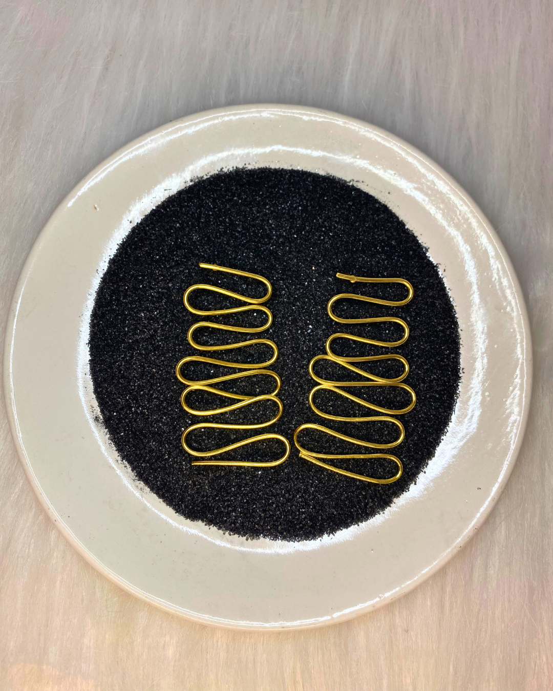 Golden Zee Brass Earrings