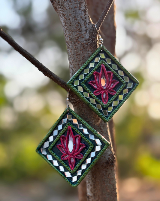 Kamal Lippan Art Earrings