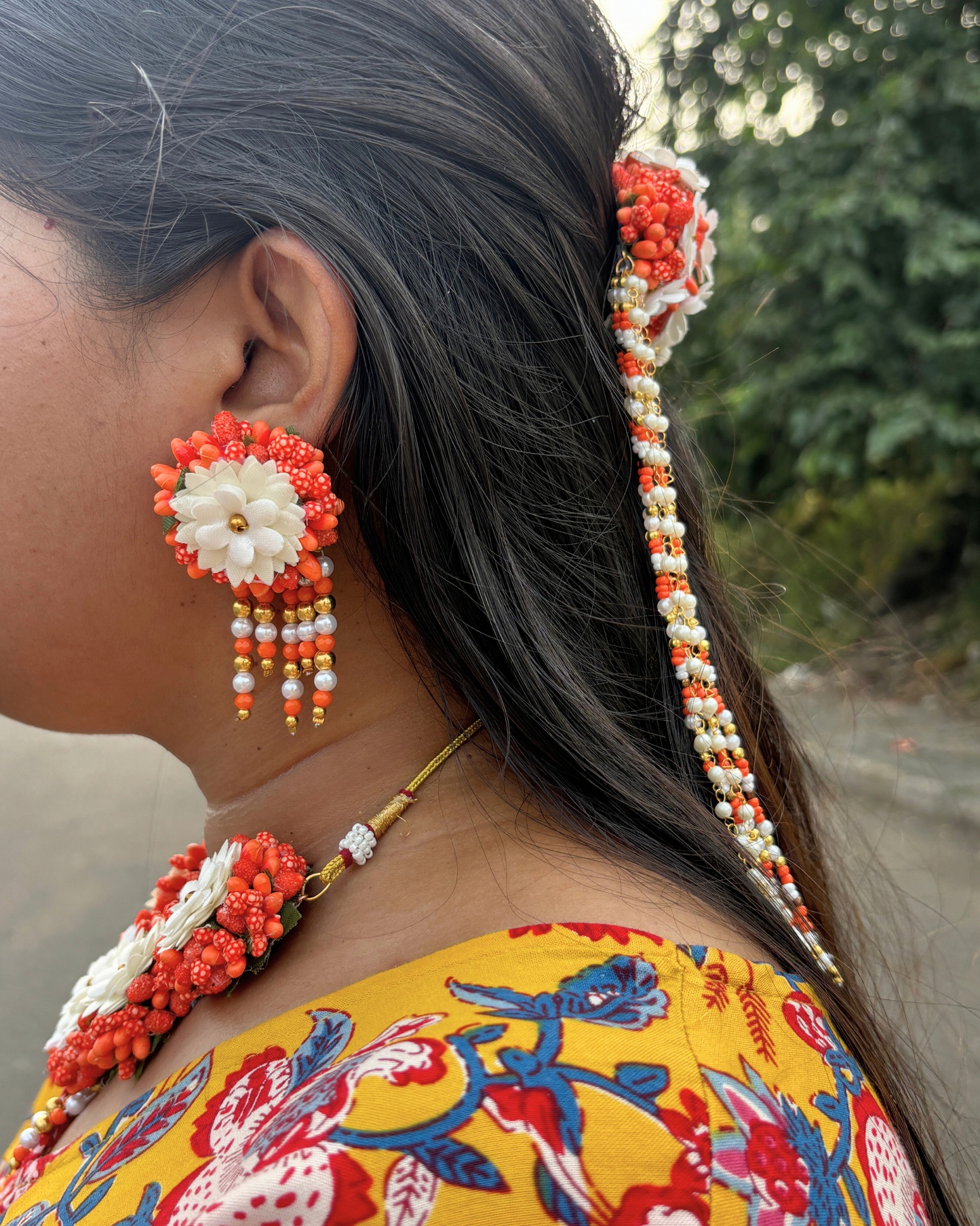 Genda Gauri Jewellery Set