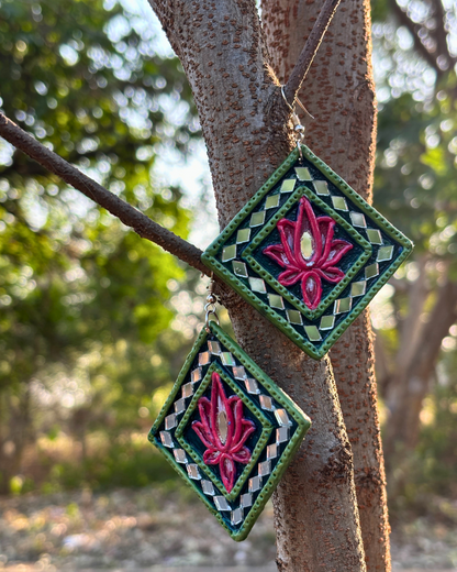 Kamal Lippan Art Earrings