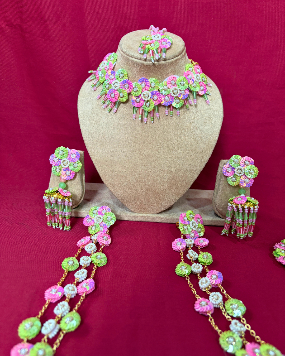 Nazakat Floral Jewellery Set