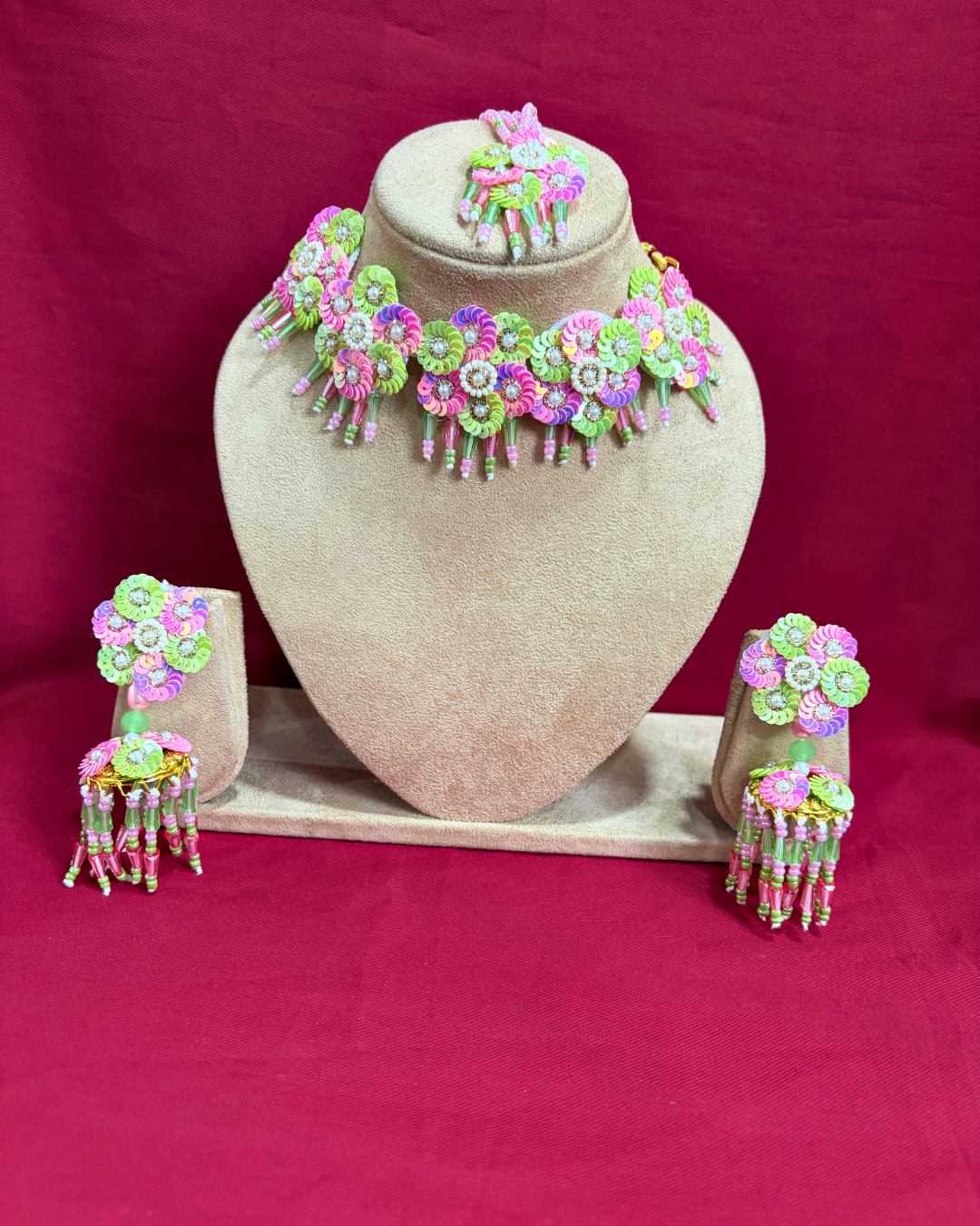 Nazakat Floral Jewellery Set