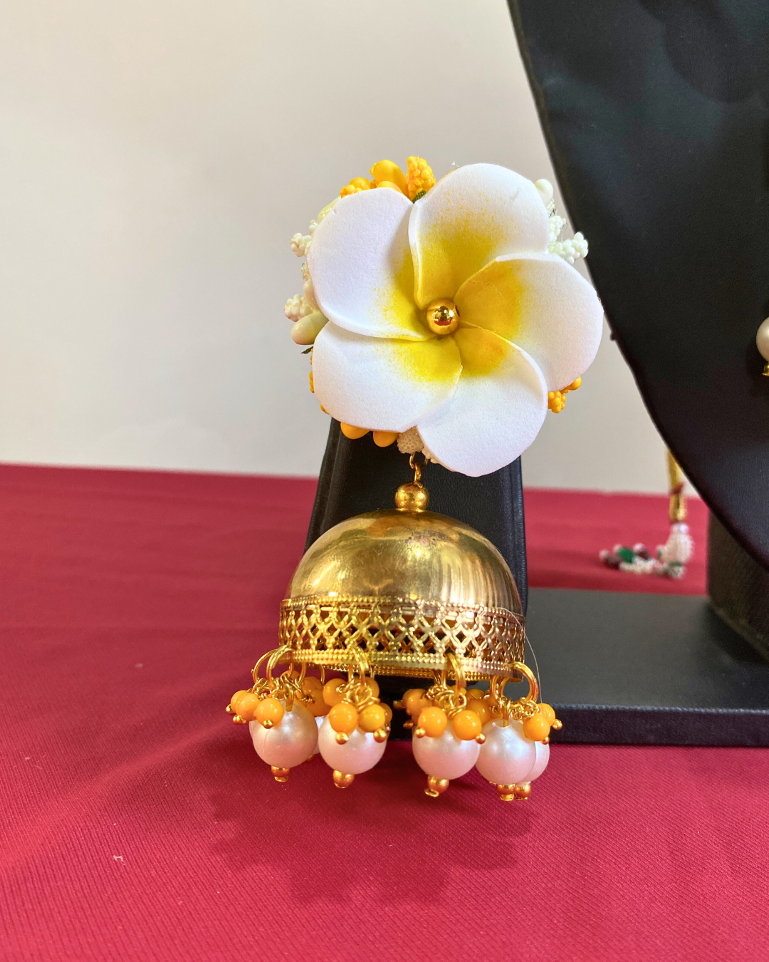 Plumeria (Champa) Artificial Floral Jewellery