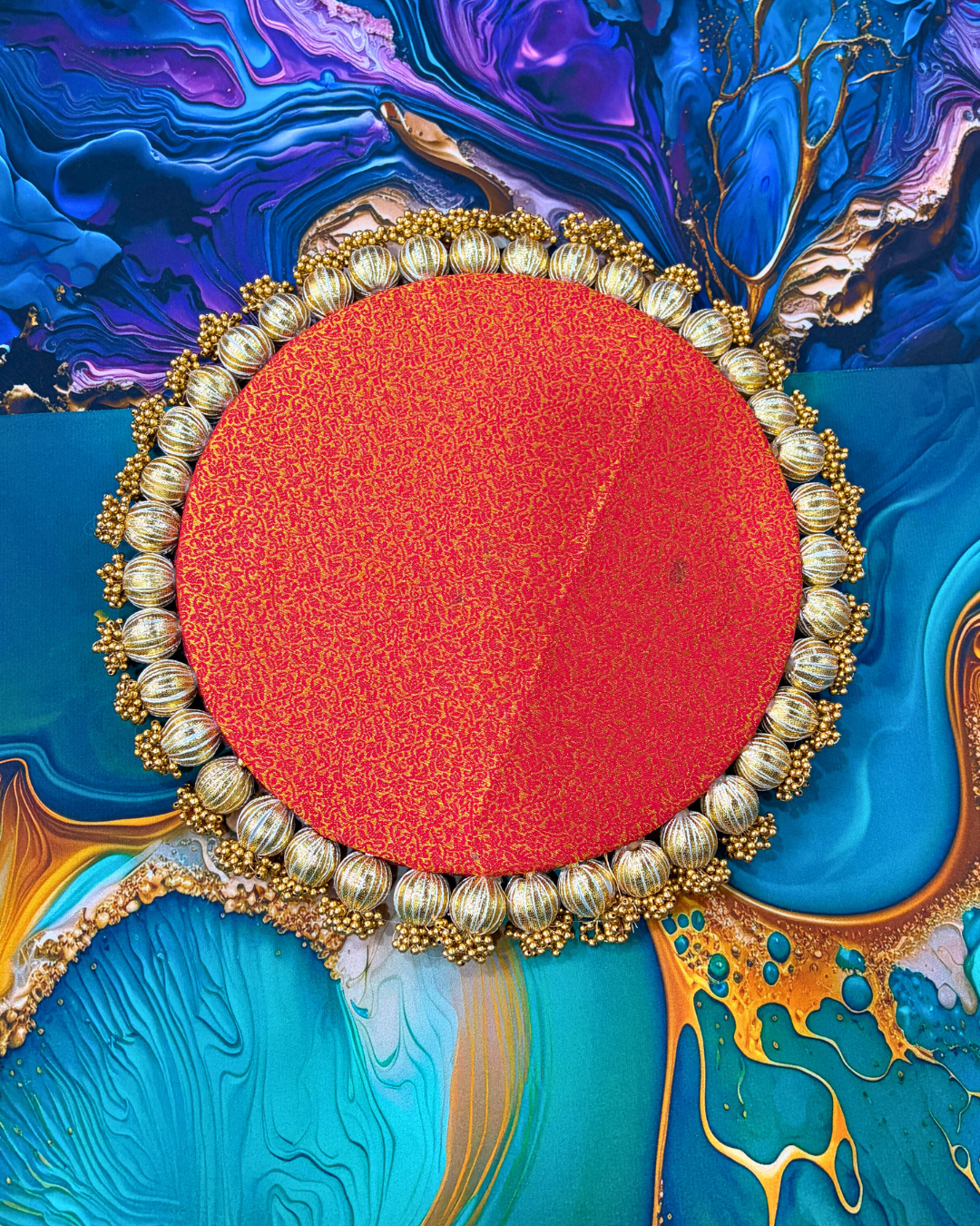 Handmade Varmala Jhumki Plate