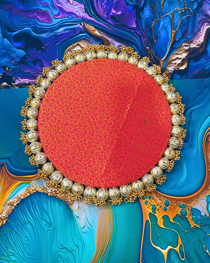 Handmade Varmala Jhumki Plate