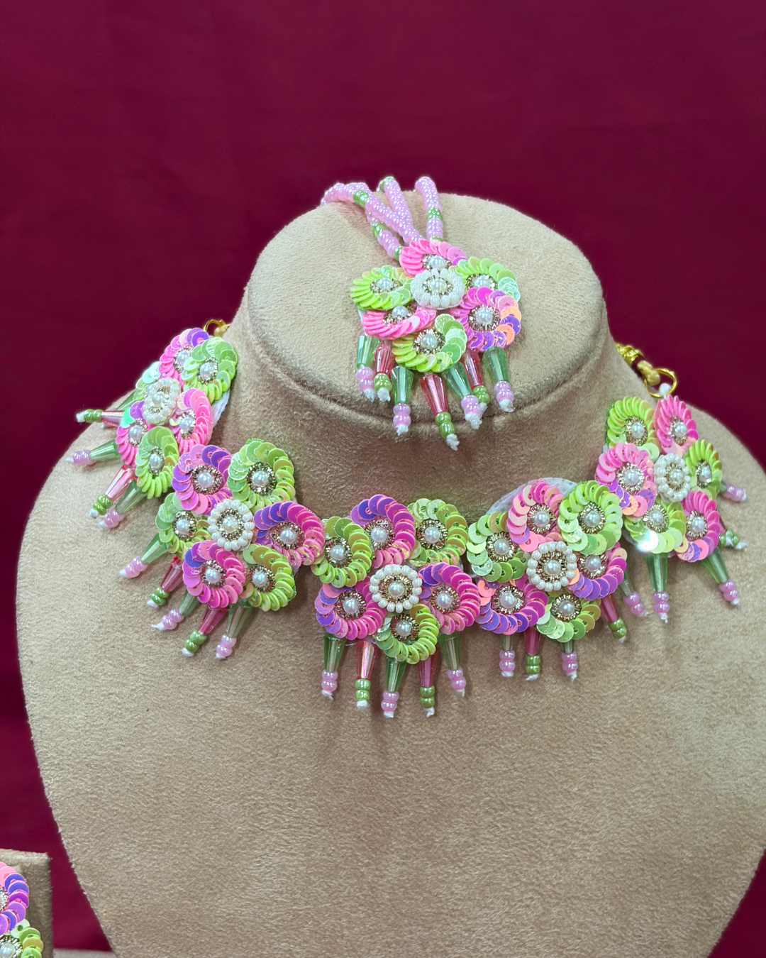 Nazakat Floral Jewellery Set