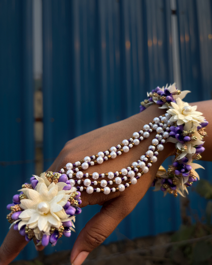 Lavender Pearl Jewellery Set