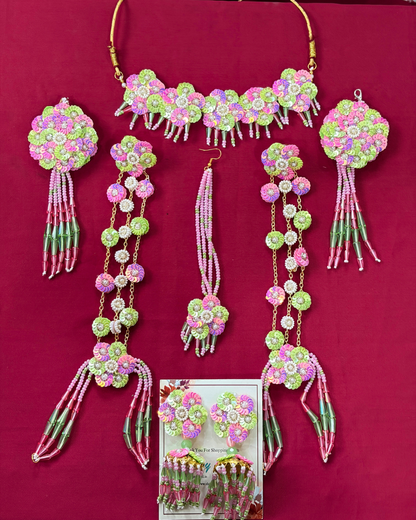Nazakat Floral Jewellery Set