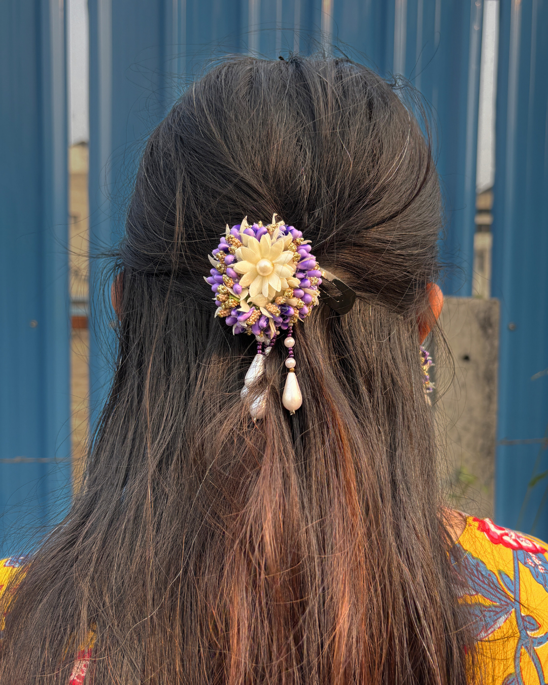 Lavender Pearl Jewellery Set