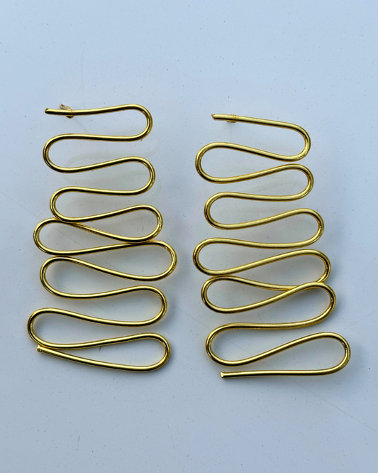 Golden Zee Brass Earrings