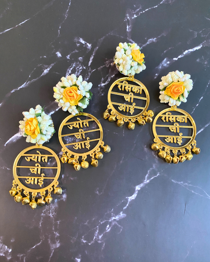 Acrylic Earrings for Brides Maid