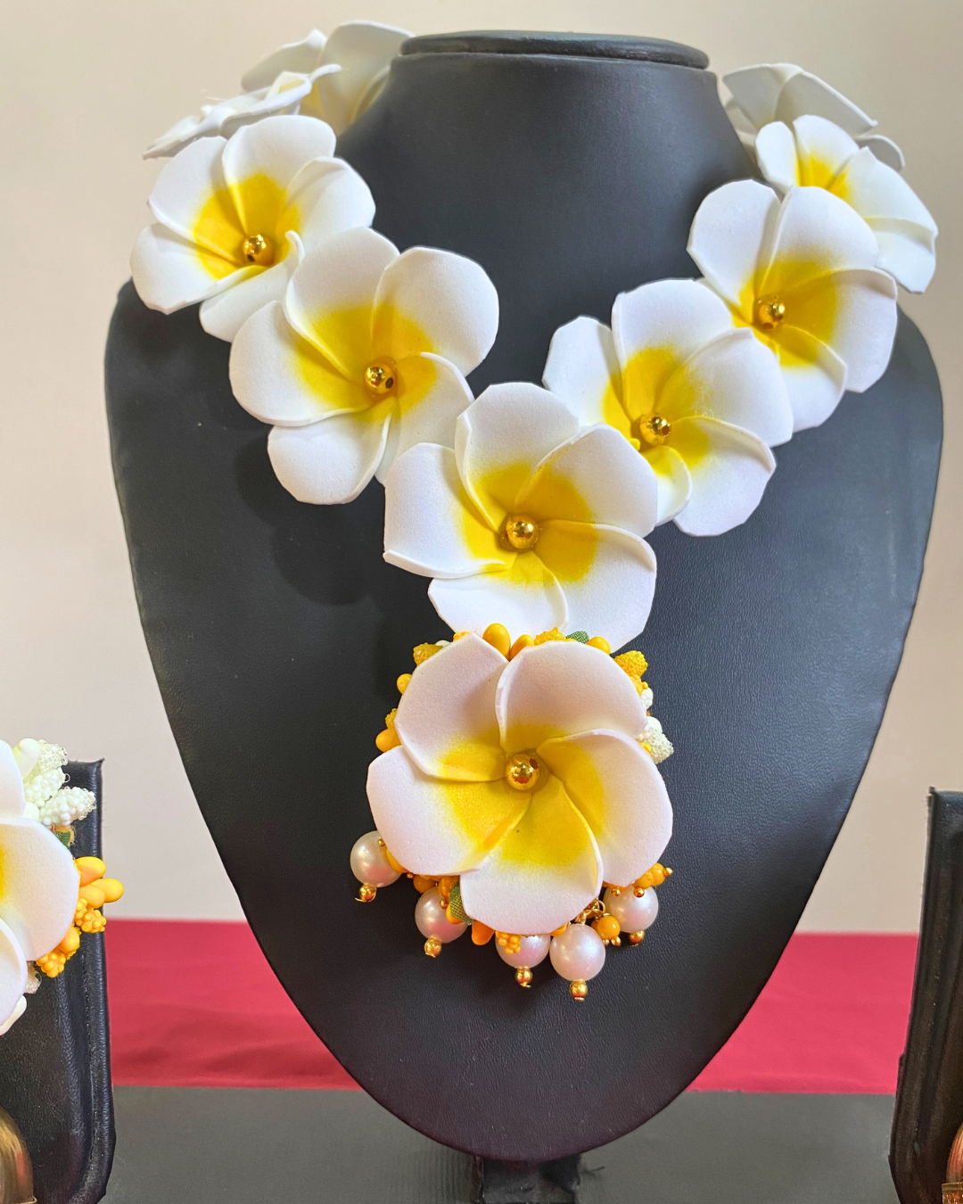 Plumeria (Champa) Artificial Floral Jewellery