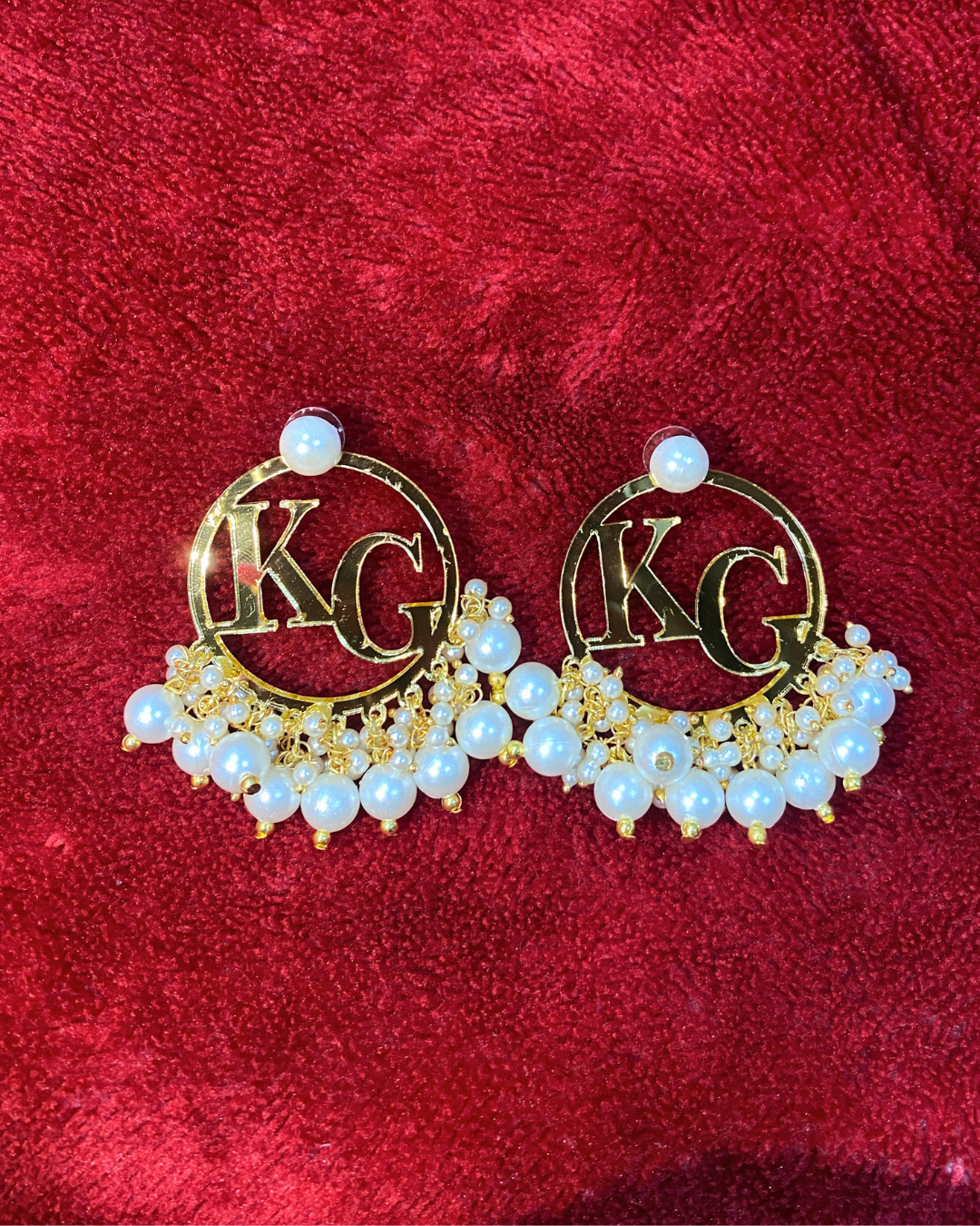 Name Initials Earring & Choker