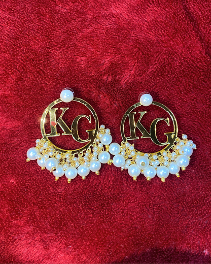 Name Initials Earring & Choker