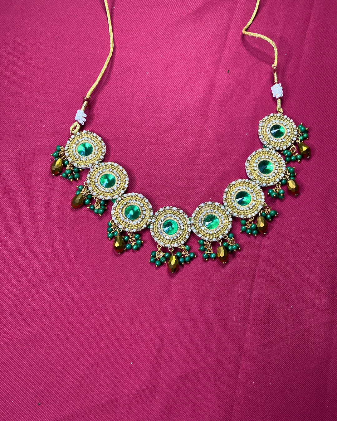 Green Kundan Jewellery Set
