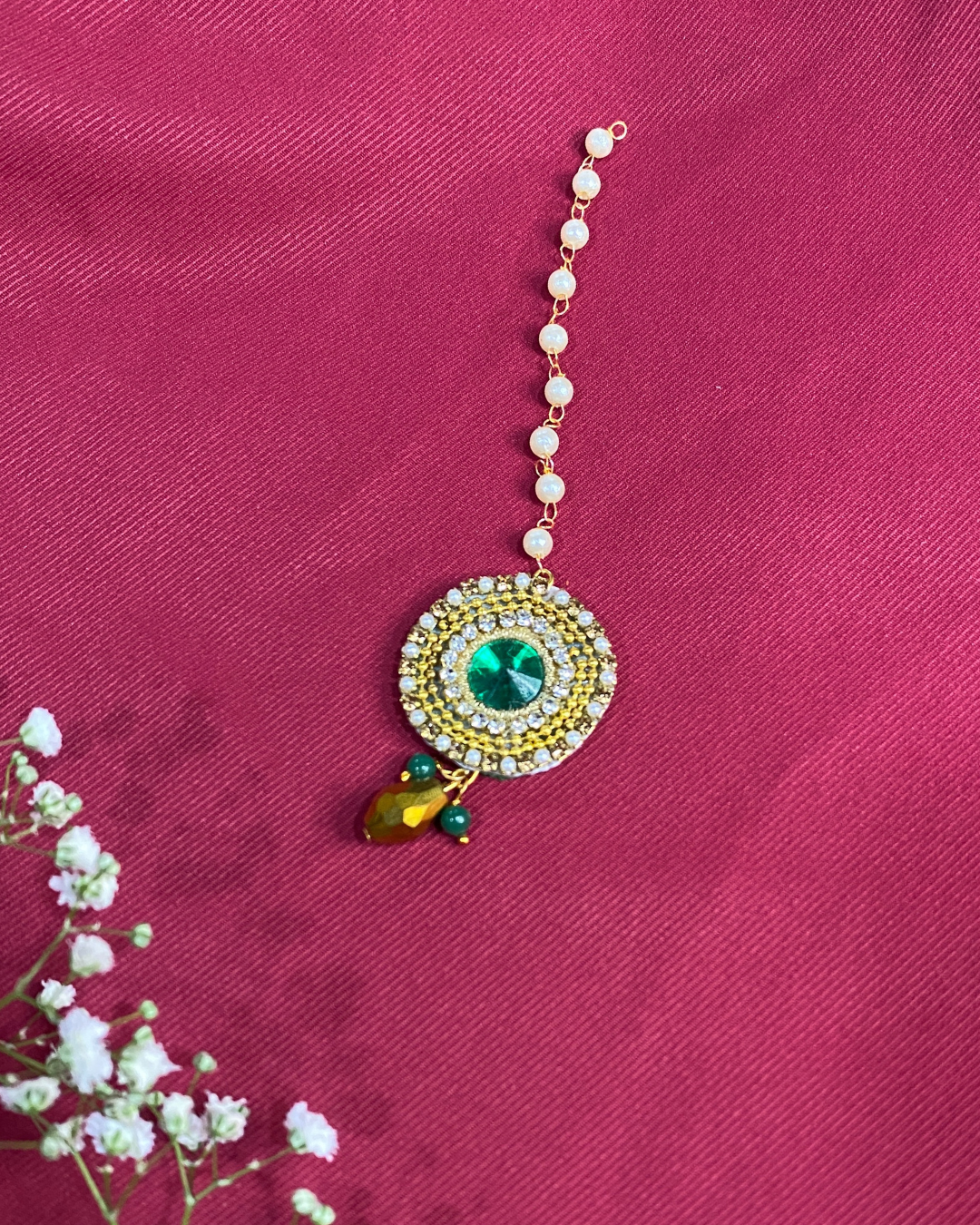 Green Kundan Jewellery Set