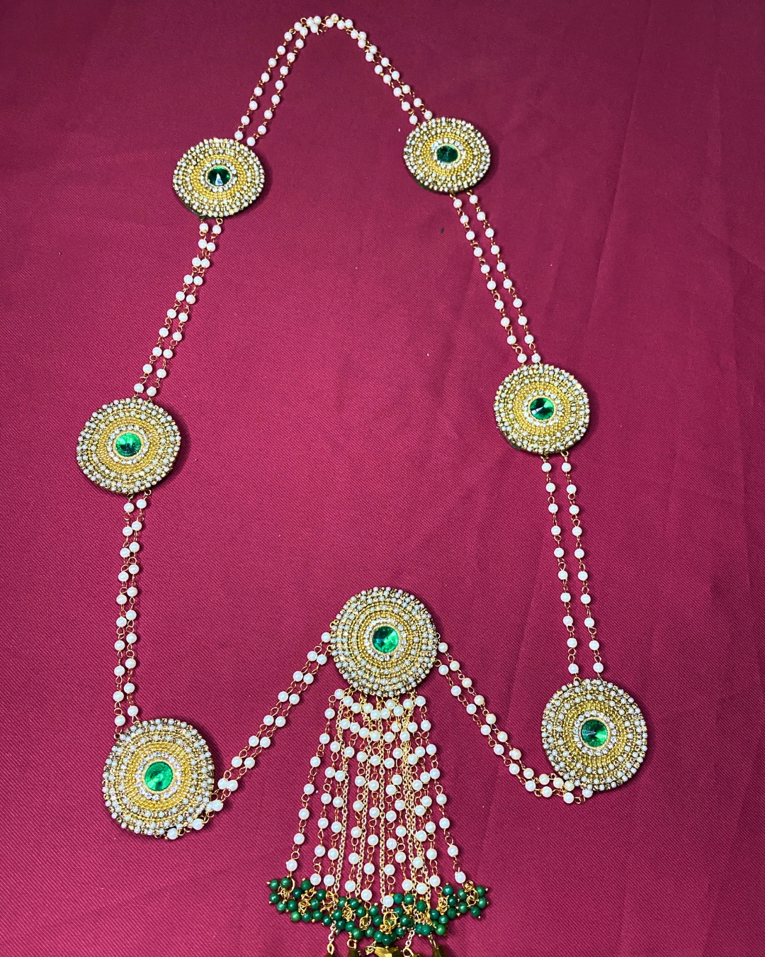 Green Kundan Jewellery Set
