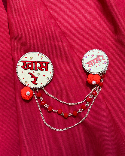 Hand Painted Brooch For Father In Law