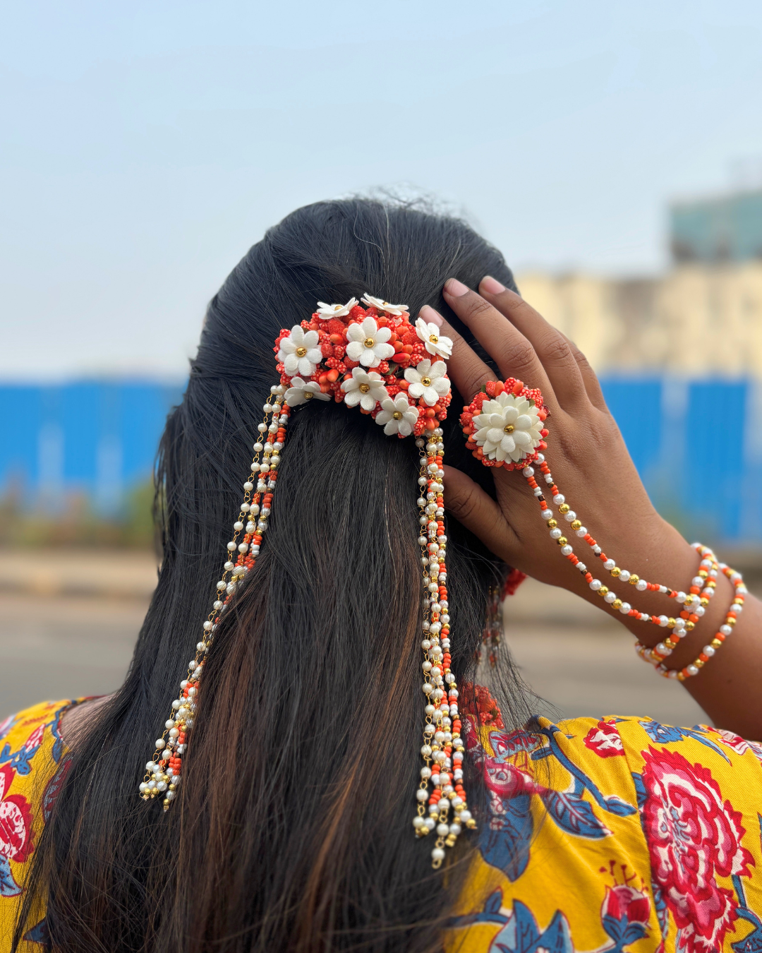Orange Blossom Hair Accessories