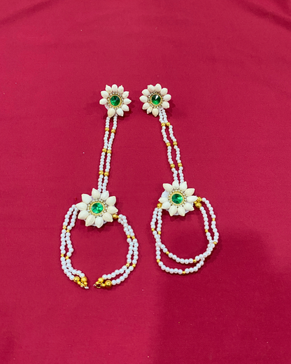 Godh Bharai Emerald Bloom Jewellery Set