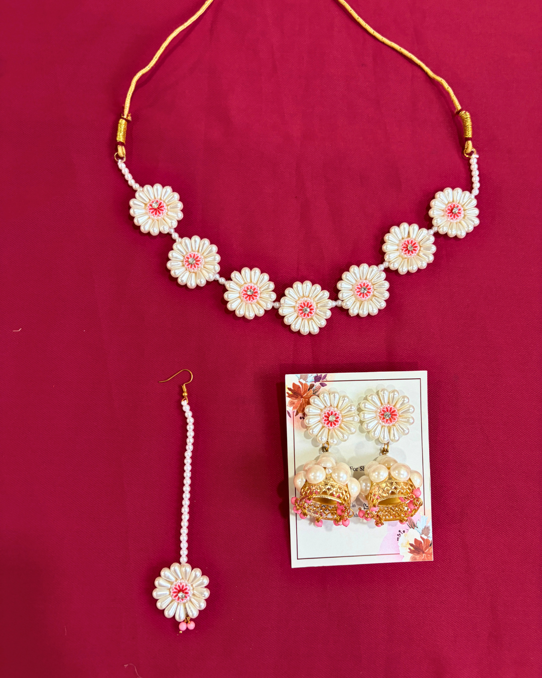 Gulbahaar Pearl Jewellery Set