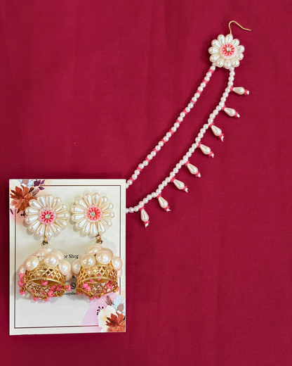 Gulbahaar Pearl Jewellery Set