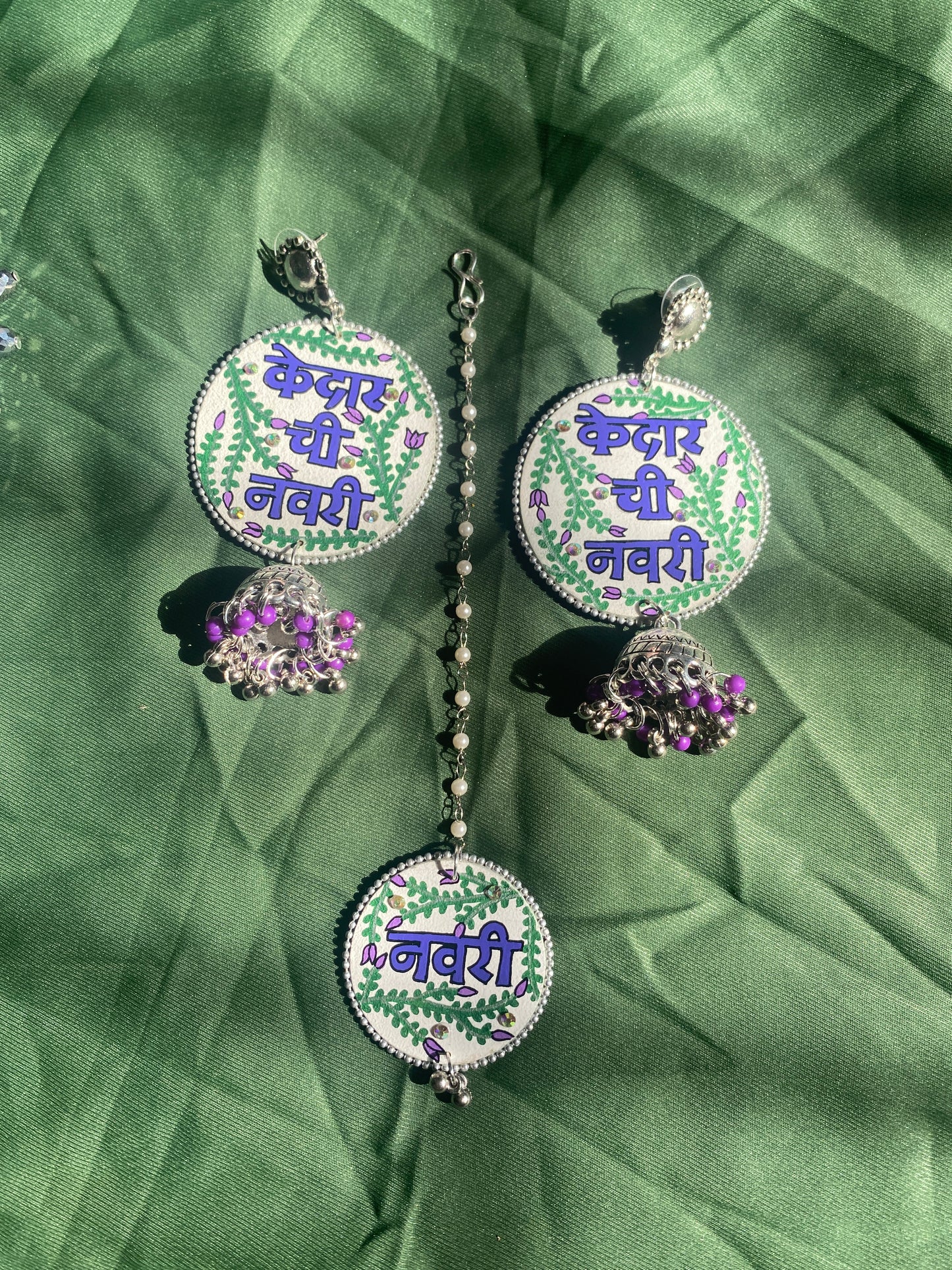 Personalised Hand Painted Jewellery Set