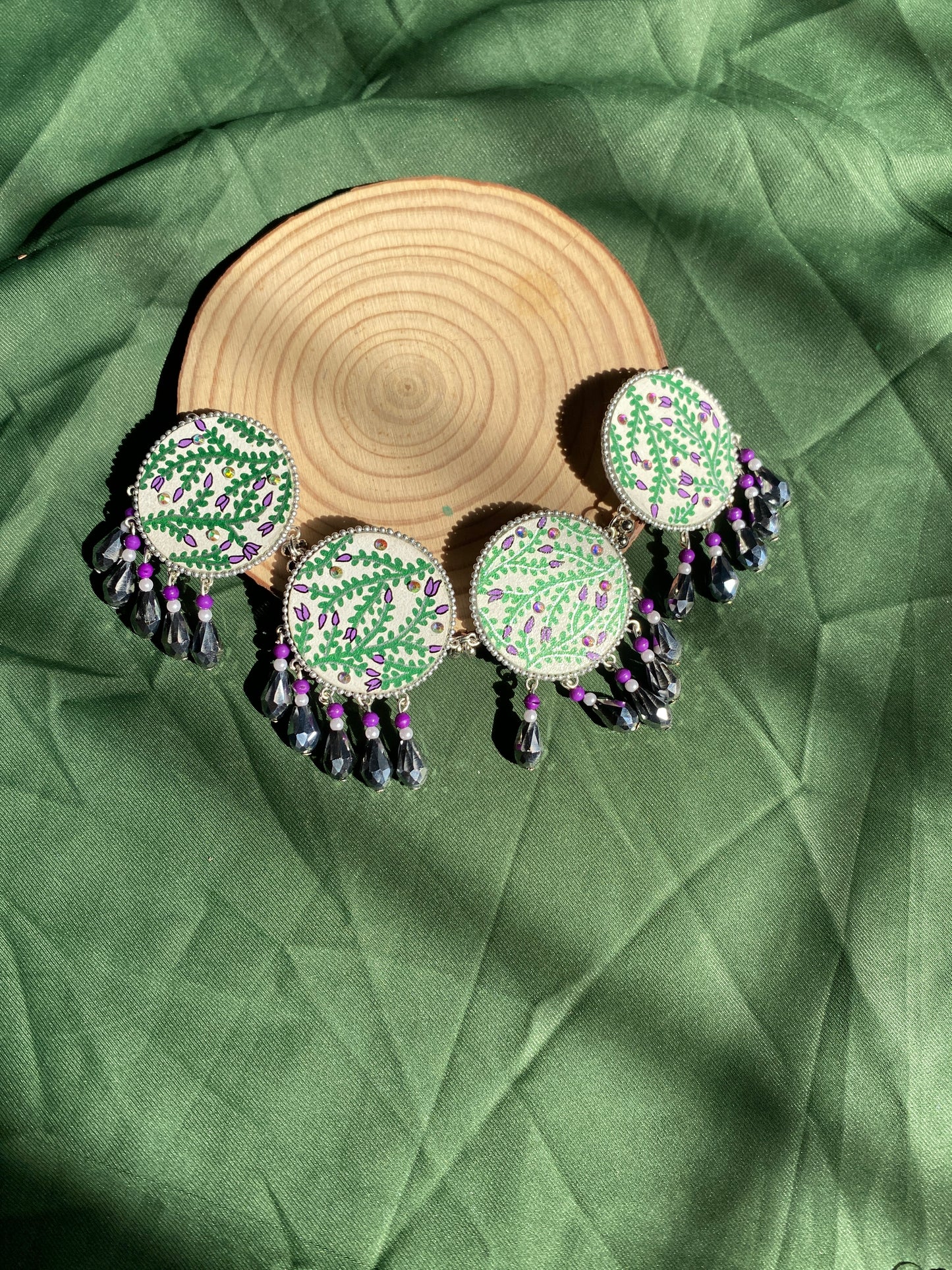 Personalised Hand Painted Jewellery Set