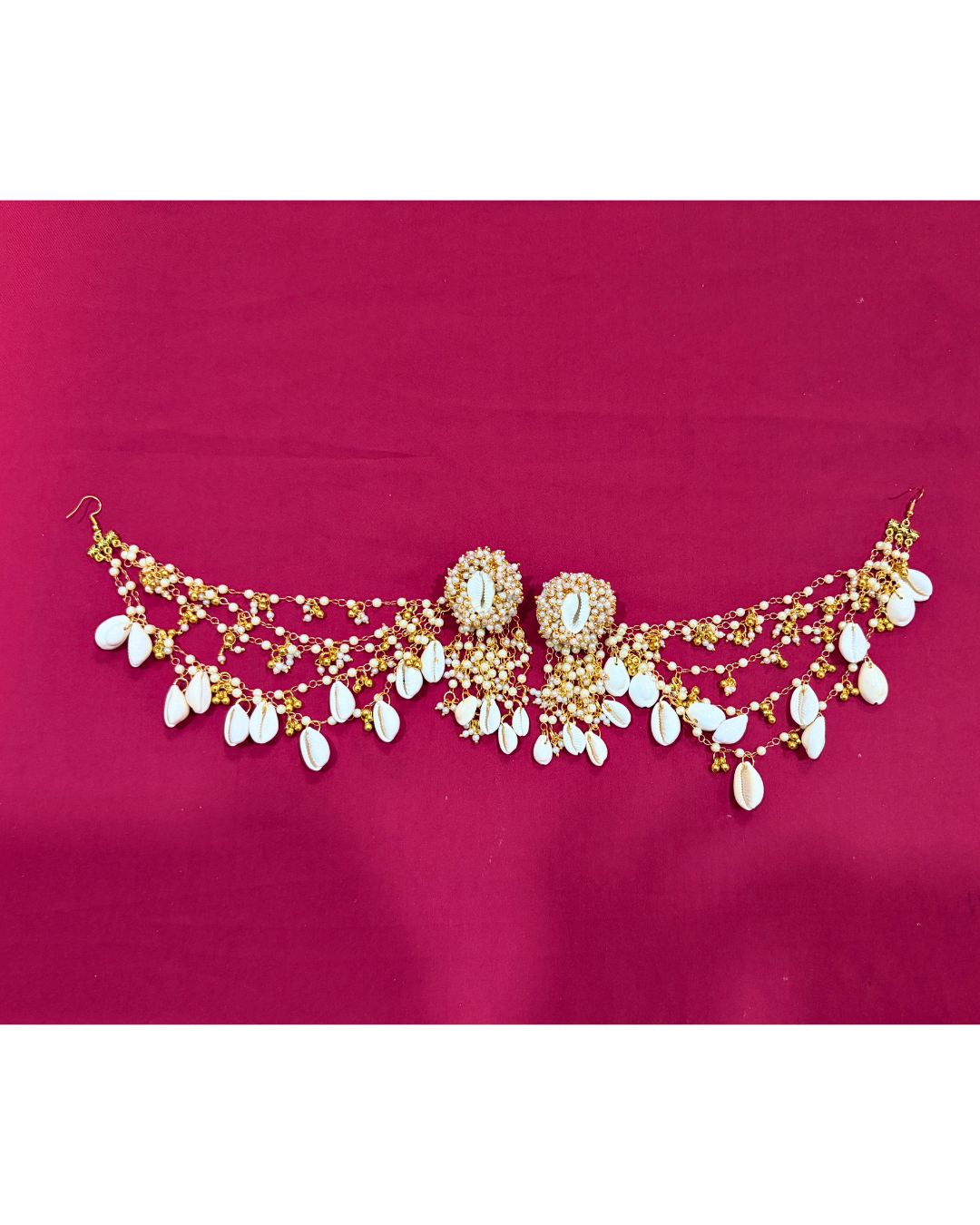 Pearl Shell 3 Layer Kaan Chain Jewellery Set