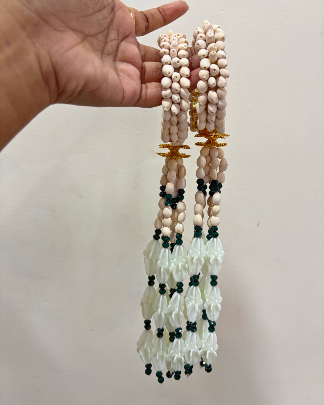 Peacock Feather Baby Shower Jewellery Set