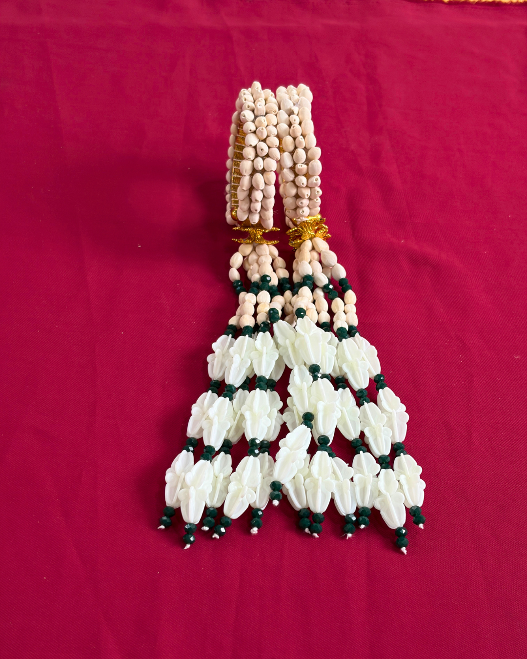 Peacock Feather Baby Shower Jewellery Set