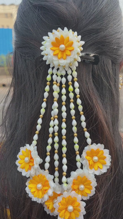 Sunshine Floral Jhoomar Hair Accessories